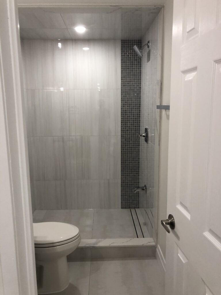 Custom Basement Washroom