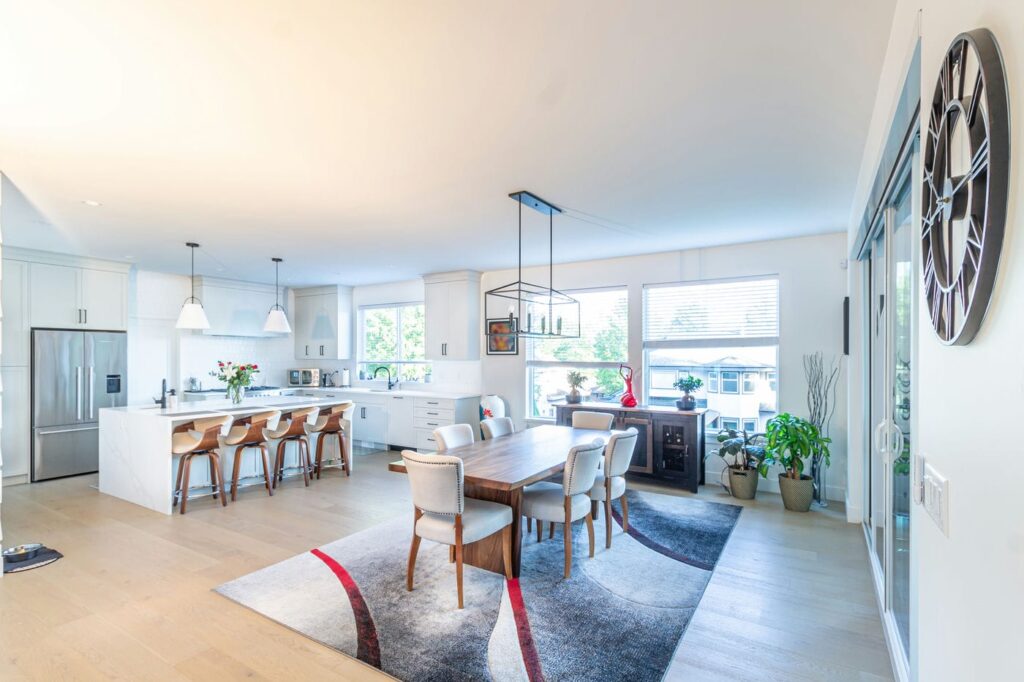 open concept kitchen renovation