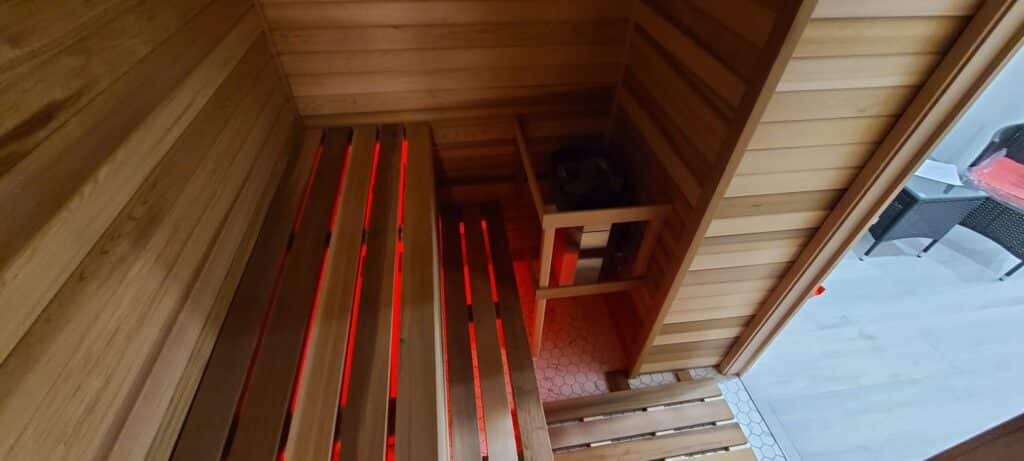 basement renovation sauna