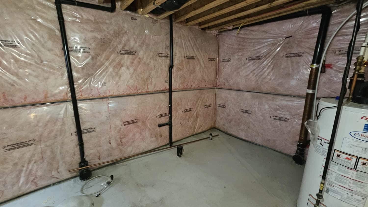 Picture of the proposed bathroom location before the renovation