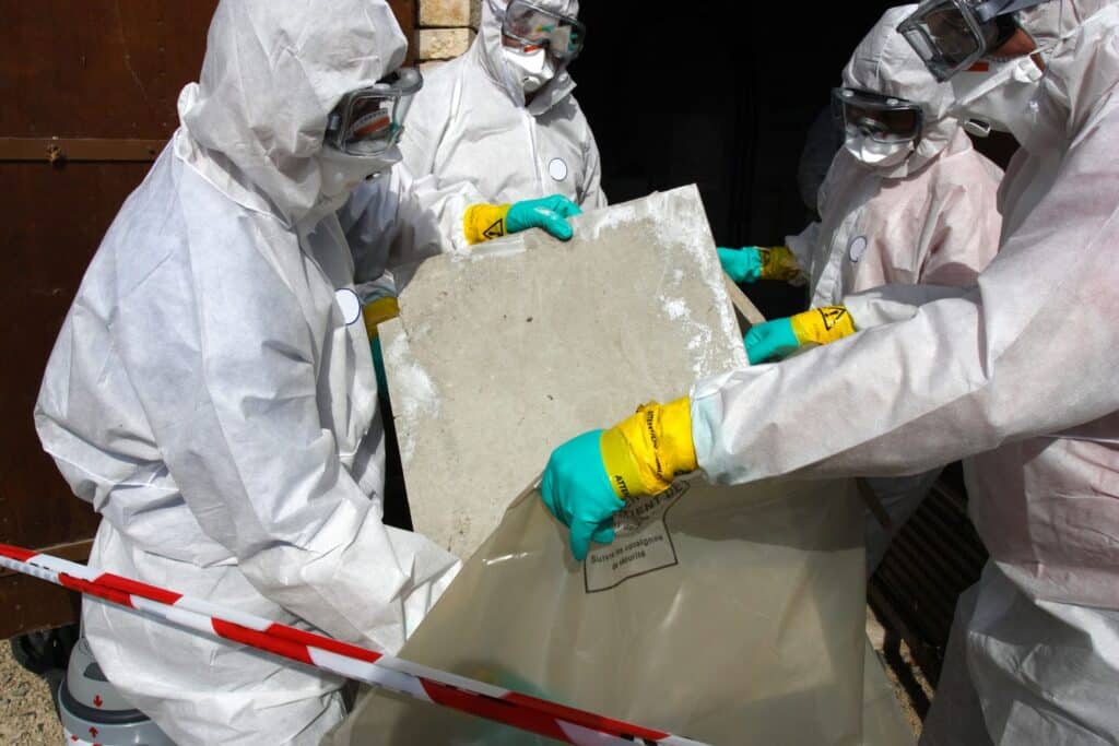 asbestos removal basement renovation