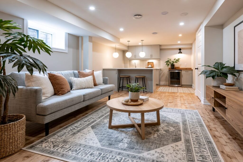 Newmarket homeowner deciding between an in-law suite and a legal rental unit for a basement renovation