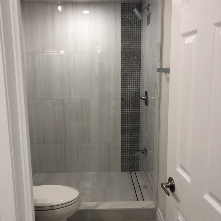 Custom Basement Washroom