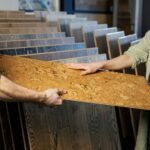 couple deciding to choose cork flooring for their home renovation